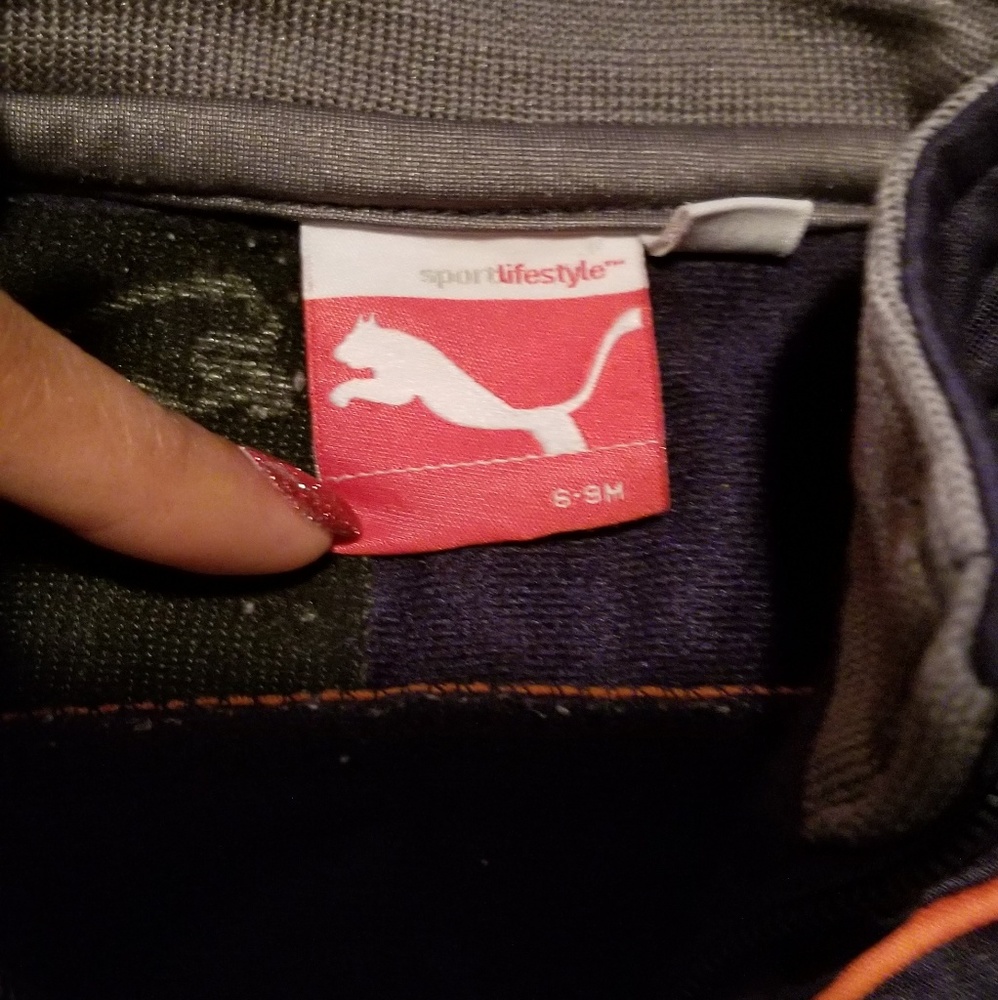PUMA BABY BOY SPORT JACKET 6-9M - Picture 4 of 4